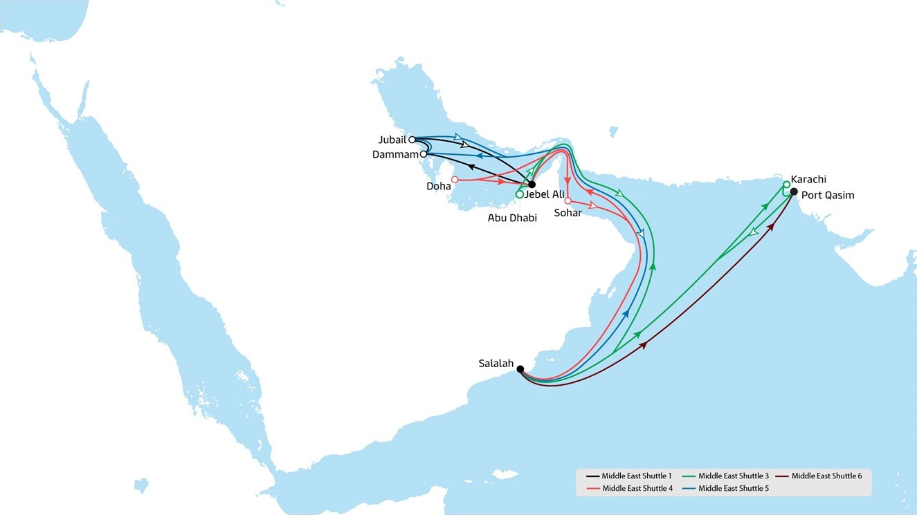 Middle East Shuttle Cluster