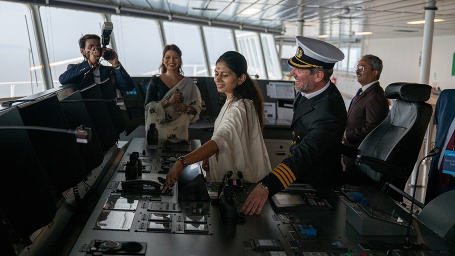 Albert Mærsk Mumbai Namegiving 2025