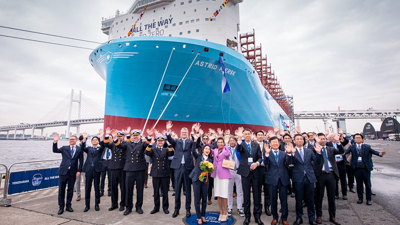 Meet ASTRID MÆRSK – the newest member of the green fleet!