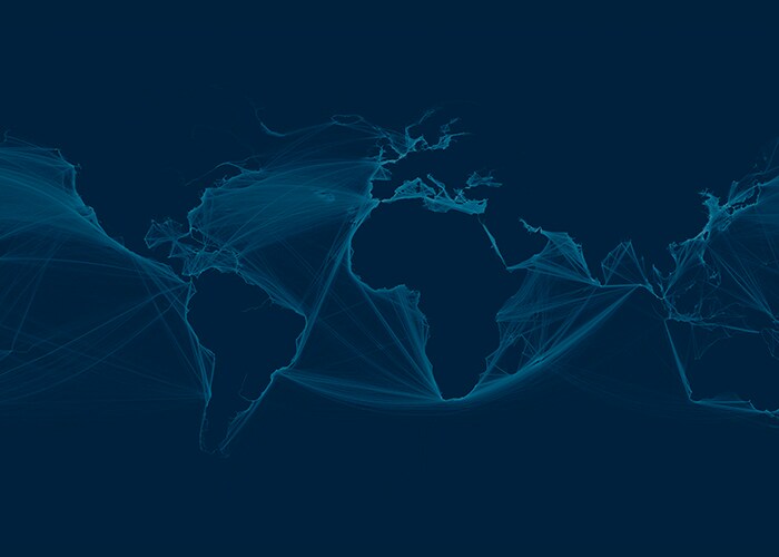 Data world map