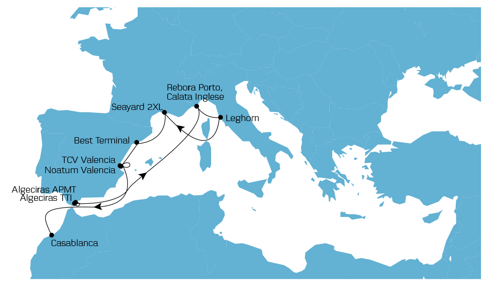 SLS Ligurian Sea map