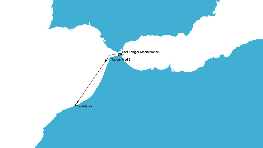 Y63 Casablanca Service map