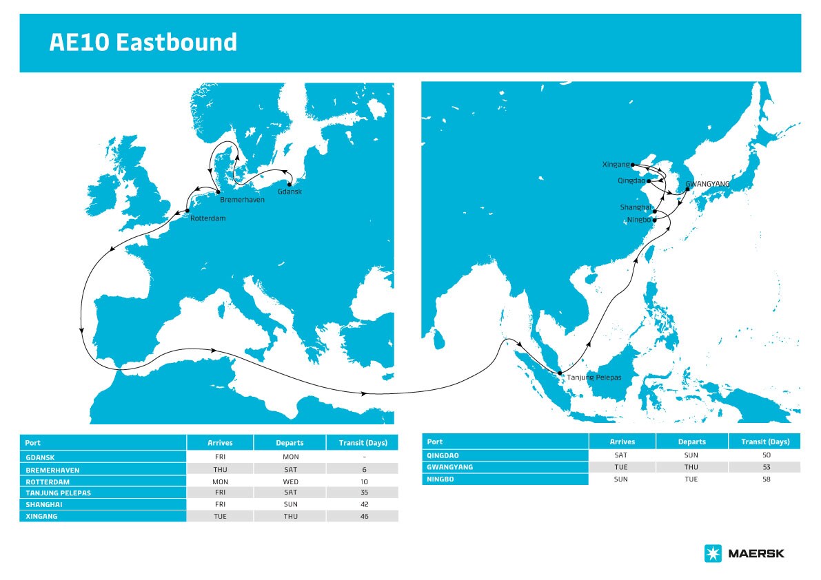 AE 10 Eastbound