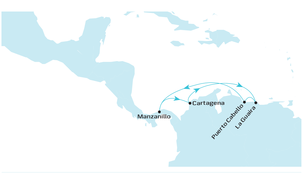 Venezuela Feeder map