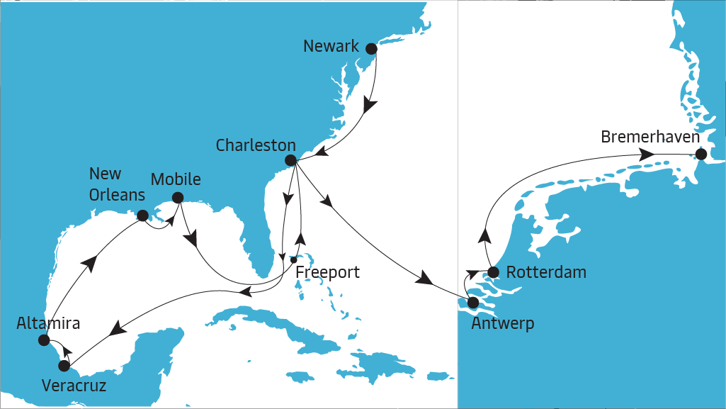 TA3 Eastbound Map