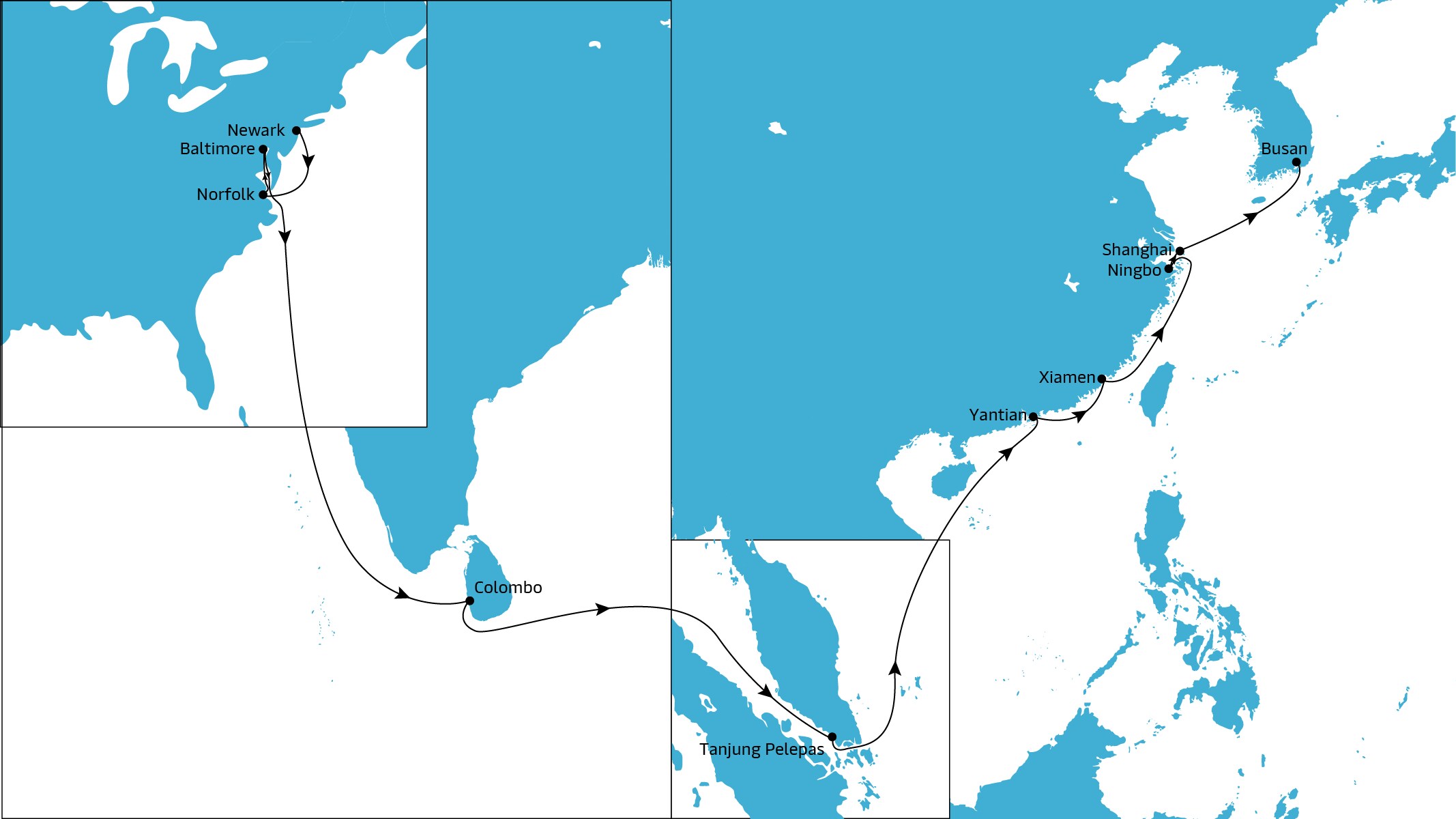 TP12 Westbound Map