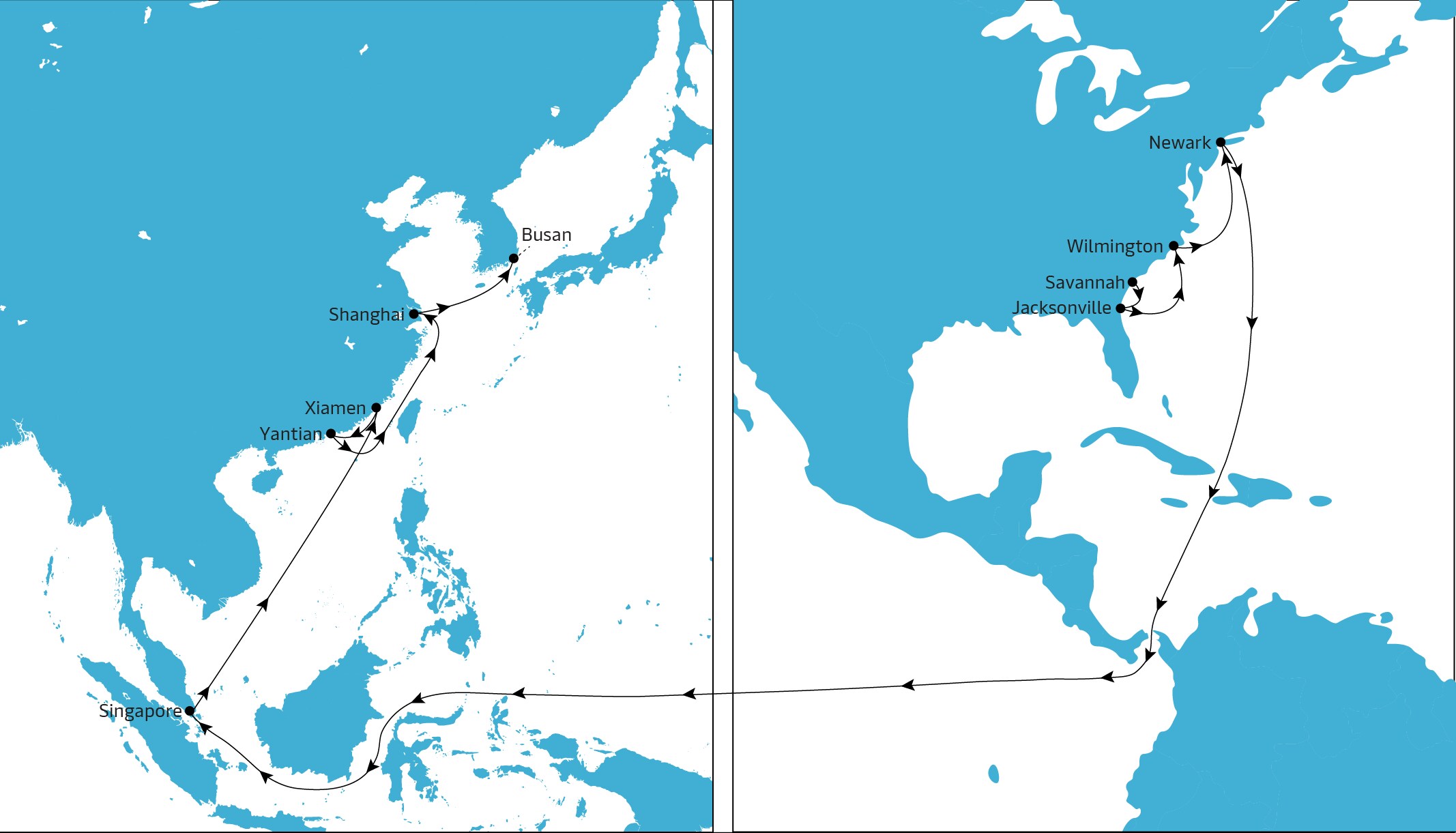 TP16 Westbound Map