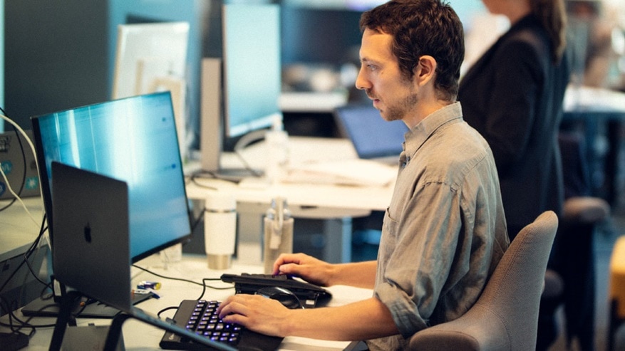 Employees at headquarters Esplanaden 50