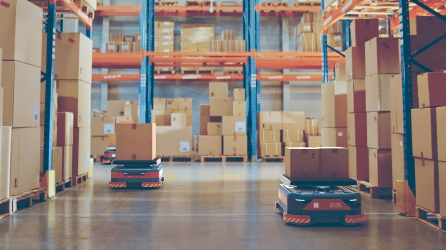 Automation in a warehouse