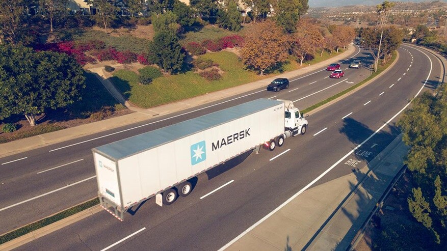 truck on highway