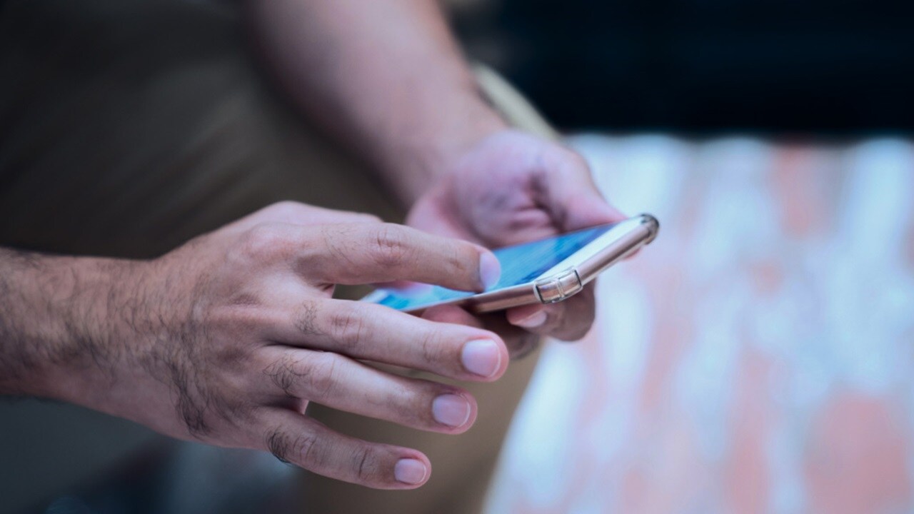 Mobile in hand