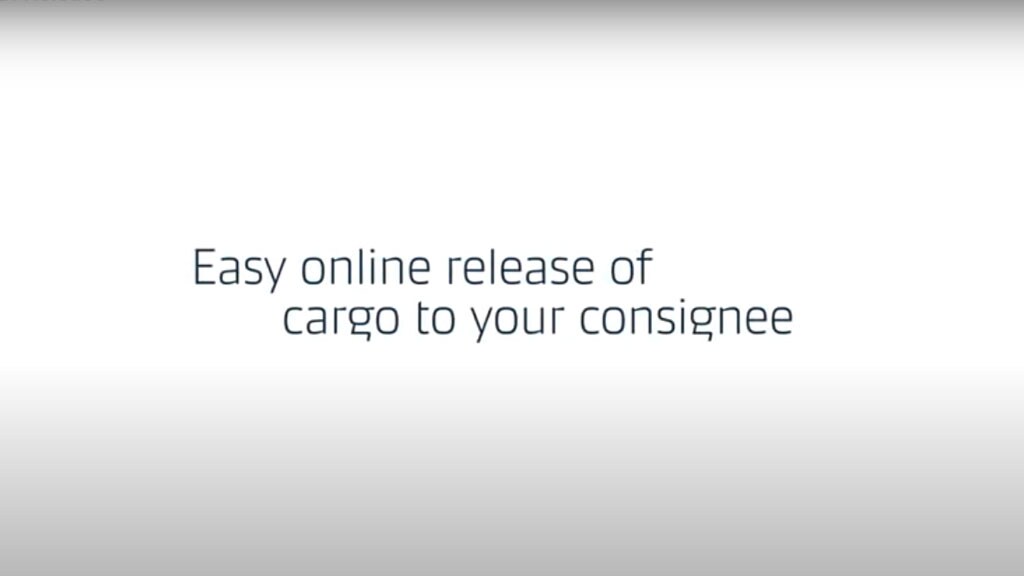 Easy online release of cargo to your consignee